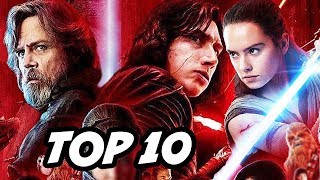 Star Wars The Last Jedi TOP 10 WTF Questions  Snoke Luke Skywalker Reys Parents [upl. by Peppard]