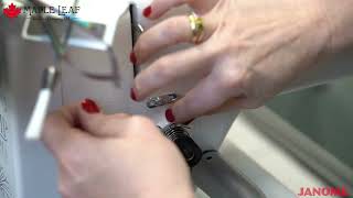 Janome QMP 20 Longarm  How to Thread Your Machine with Kelley McKenzie [upl. by Sile]