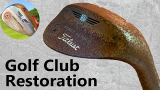 Golf Club Restoration Rusty to Amazing Showroom Finish 5 eBay Purchase [upl. by Becka]