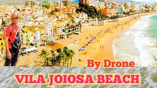 La Vila Joiosa Beach 2024 Villajoyosa Beach Spain 🇪🇸 BY DRONE [upl. by Nodnas]