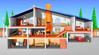 Earthquake Comparison  3D House [upl. by Ebocaj716]