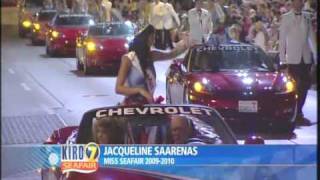 2009 Miss Seafair  Torchlight Parade Appearance [upl. by Anreval]