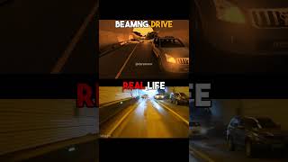 Brakes fail on Bus Crash Real life VS Beamng Drive Flashbacks⚡🚘 shorts beamdrive [upl. by Sielen]