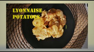 How to make Lyonnaise potatoes deep fried thin potatoes [upl. by Adnorat]