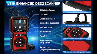 DATANG OBD2 Scanner Diagnostic Tool [upl. by Ondrej]