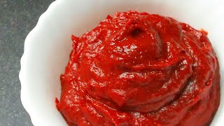 How to make Red Chilli Sauce at home  Easy and Quick Red Chilli Sauce [upl. by Nwahsram]