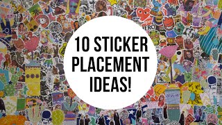 How to Use Your Stickers 10 Sticker Placement Ideas [upl. by Elspeth351]