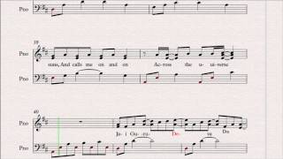 The Beatles  Across the Universe  Piano Sheet Music [upl. by Benita]