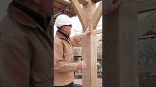 The timeless art of oak framing Carpenters marks and oak pegs explained [upl. by Dotty165]