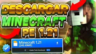 como descargar minecraft pe 121 👈 SEGURO y FÁCIL  DESCARGAR MINECRAFT PE 121 ✅ MCPE ANDROID 2024 [upl. by Zetnom]