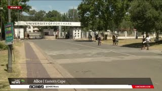 NSFAS Allowances  University of Fort Hare students suspend academic activity [upl. by Aviva]