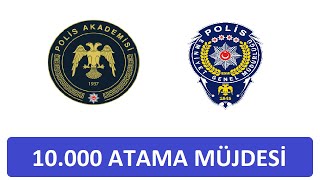 10000 BİN ATAMA MÜJDESİ POMEM ALIMI POLİSLİK ŞARTLARI [upl. by Yreffeg240]