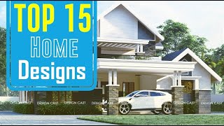 TOP 15 HOME DESIGNS  KERALA STYLE  CONTEMPORARY  COLONIAL  TRADTIONAL  KERALA STYLE MODERN [upl. by Yroj]