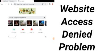 How to Fix Website Access Denied Problem Solved [upl. by Durst]