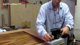 24 How To Sand Across Joints  Sanding Basics  SOLID WOOD DOOR SERIES  Video 12 [upl. by Lissi]