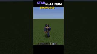 We made STAR PLATINUM in MINECRAFT jojostands minecraftmod jjba jojo minecraftpvp modded [upl. by Fredie]