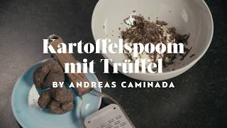 Andreas Caminada kombiniert Trüffel und Kartoffelspoom  GaultMillau Schweiz [upl. by Asamot]