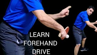 Learn Forehand Drive With Orange [upl. by Anak]