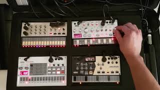 ALL YOU NEED IS KORG  Melodic Techno Dawless Volca Series [upl. by Marte238]