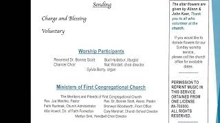 First Congregational Church of Chatham 10am September 29 2024 [upl. by Yeliac]