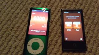 iPod nano 5th and 7th generation comparison review [upl. by Tabbie]