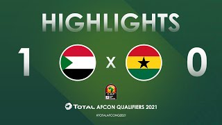 HIGHLIGHTS  Total AFCON Qualifiers 2021  Round 4  Group C Sudan 10 Ghana [upl. by Florie]