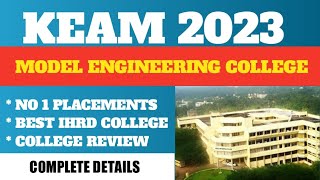 KEAM 2023 MODEL ENGINEERING COLLEGE KOCHI [upl. by Korff116]