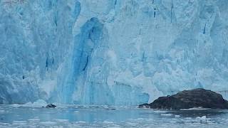 Glacier Calving Kenai Fjords National Park [upl. by Nnateragram]