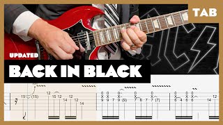 AC DC  Back in Black remake  Guitar Tab  Lesson  Cover  Tutorial [upl. by Chemash]