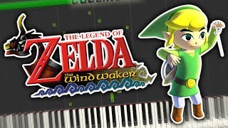 The Legend of Zelda The Wind Waker  Outset Island Theme Piano Tutorial Synthesia [upl. by Copeland]