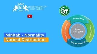 Minitab  Normality Normal Distribution  Six Sigma Green Belt Tutorial For Beginners  henryharvin [upl. by Aletse731]