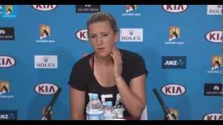 Victoria Azarenka press conference quarterfinal [upl. by Amak]