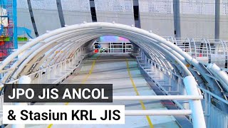 jpo jis ancol amp stasiun KRL jis akses zona utara untuk para penonton jakarta international stadium [upl. by Shoshanna]