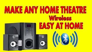 How to Make Wireless Home Theatre Systems With Bluetooth Surround Sound [upl. by Araic]