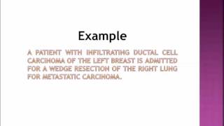 ICD 10 CM Guidelines for Coding Treatment of Secondary Site [upl. by Wolliw]