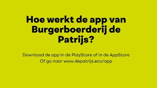 Zo werkt de app van Burgerboerderij de Patrijs [upl. by Hedve513]