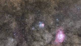 Zooming Into The Trifid Nebula 720p [upl. by Targett]