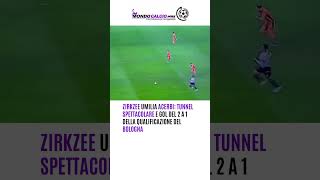 Acerbi umiliato da Zirkzee tunnel spettacolare e gol del 2 a 1 del Bologna [upl. by Suravart]