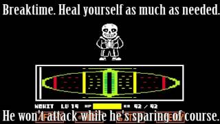 Sans Fight Guide  How to beat Sans almost effortlessly  Undertale [upl. by Anial209]