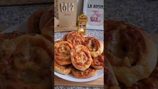 leckere Pizzaschnecken mit Thunfisch Mozarella Füllung Quarkteig einfache Rezepte Ramadan رمضان [upl. by Warrin]