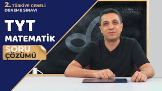 Endemik Yayınları 20232024 2 TG Deneme Sınavı TYT  Matematik Video Çözümlü Cevap Anahtarı [upl. by Noived352]