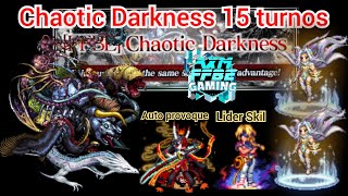 ffbe Chaotic Darkness 15 turnos todos los logros [upl. by Itsuj150]