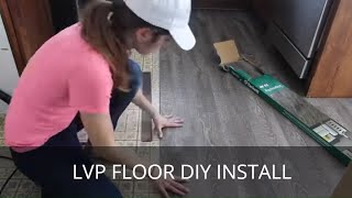 Waterproof Vinyl Plank LVP Flooring Installation [upl. by Hultgren]