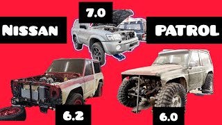 Кузница Авто проектов Turbo Supra 57L 420 Hp vs Nissan Patrol Y61 72L 600 HP Patrol 62L 450 сил [upl. by Nocaj]