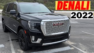 2022 GMC YUKON XL DENALI DURAMAX DIESEL REVIEW DENALI DETAILED TOUR [upl. by Wilkens]