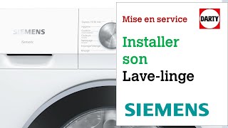 Déballage et mise en service dun lavelinge Siemens [upl. by Hurst]