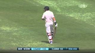 1st Test v SA  Cowan Clarke mixup [upl. by Iras793]