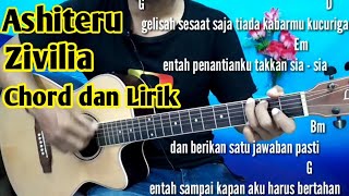 Chord Zivilia Aishiteru  Tutorial Gitar By Darmawan Gitar [upl. by Eirelam807]