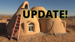 Superadobe Home Build Update  How Have the Structures Progressed in a Year [upl. by Christi126]