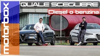 Alfa Romeo Giulia Veloce meglio diesel o benzina  Quale scegliere [upl. by Annirac]